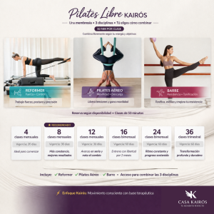 Plan Pilates Libre Kairós